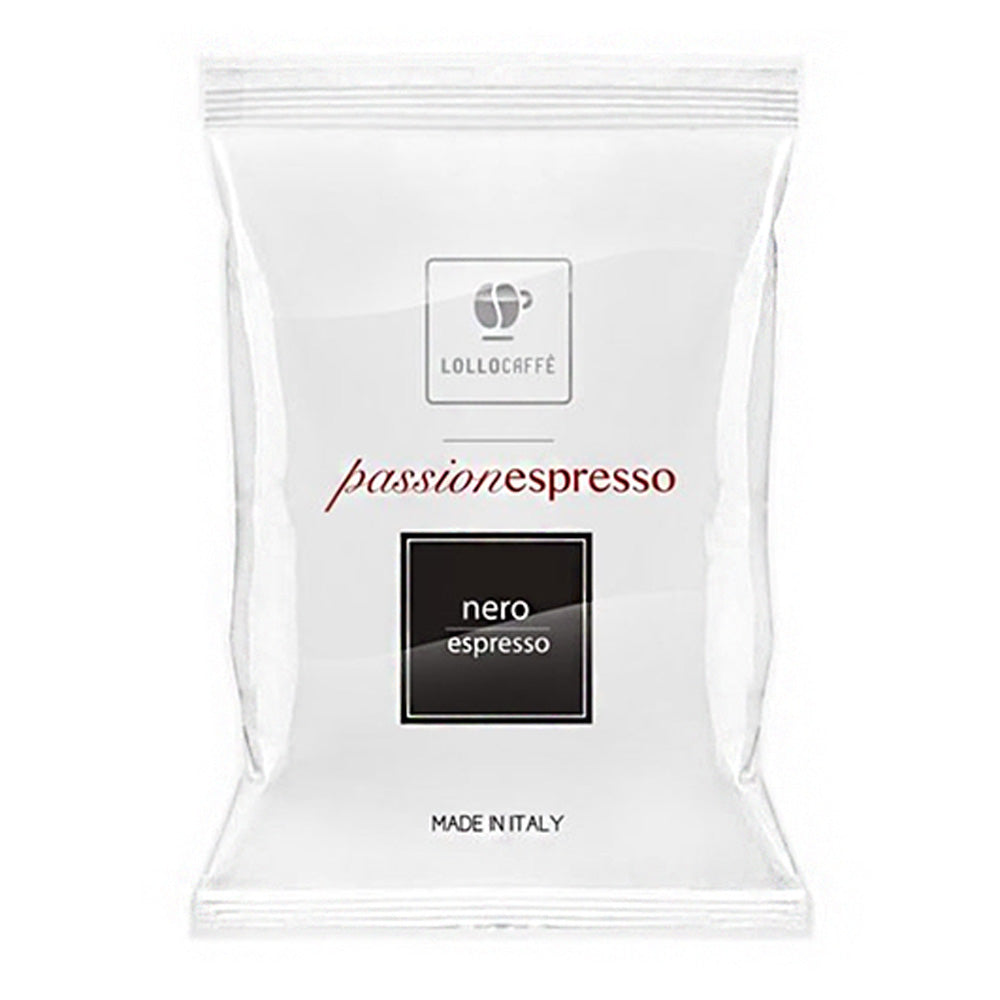 Lollo Caffè 100 Capsule Compatibili Nespresso Miscela Nera