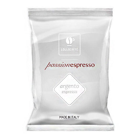 Lollo Caffè 100 Capsule Compatibili Nespresso Miscela Argento