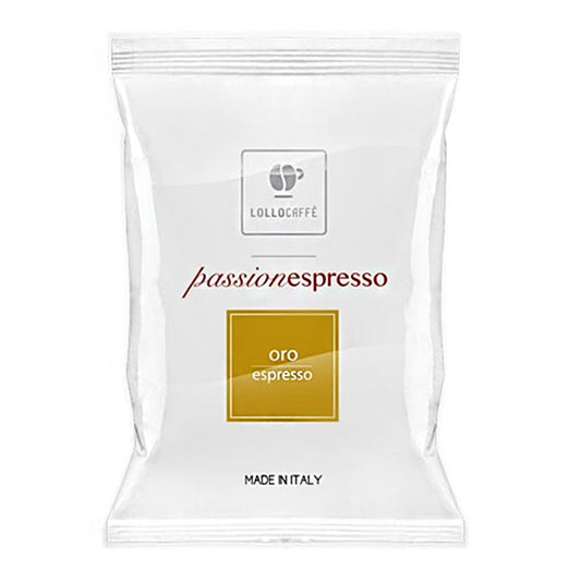 Lollo Caffè 100 Capsule Compatibili Nespresso Miscela Oro