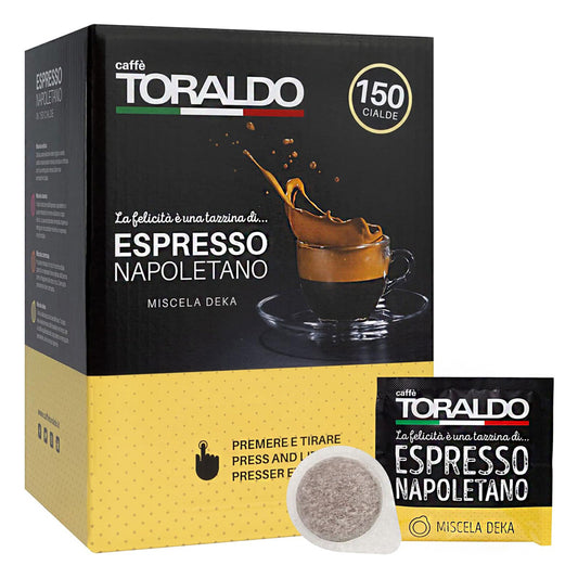 Caffè Toraldo 150 Cialde Miscela Decaffeinato