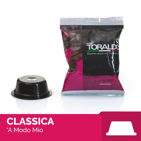Caffè Toraldo 100 Capsule Compatibili Lavazza A Modo Mio Miscela Classica