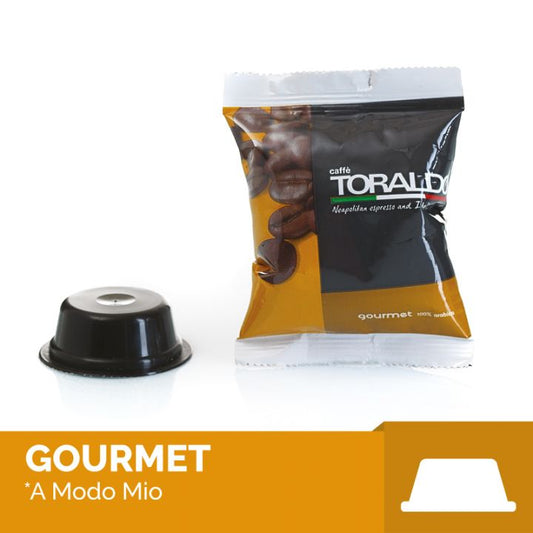 Caffè Toraldo 100 Capsule Compatibili Lavazza A Modo Mio Miscela Gourmet